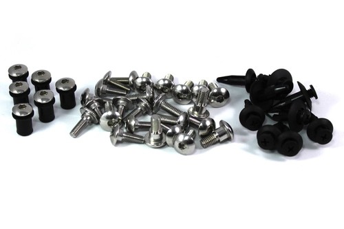 Kit clip bulloni - bulloni, inox